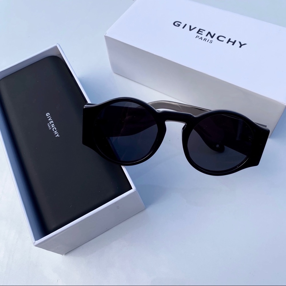 Givenchy Round Wrap-Style Sunglasses